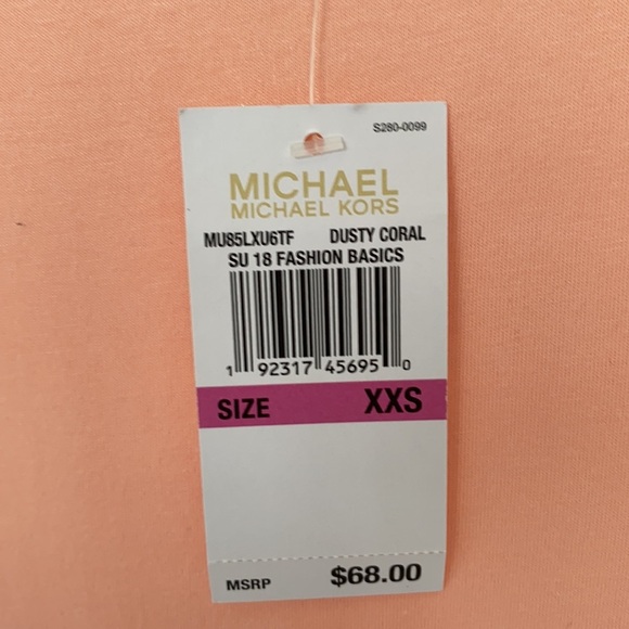 MICHAEL Michael Kors Petite Tiered Peplum-Hem Top - Picture 8 of 9